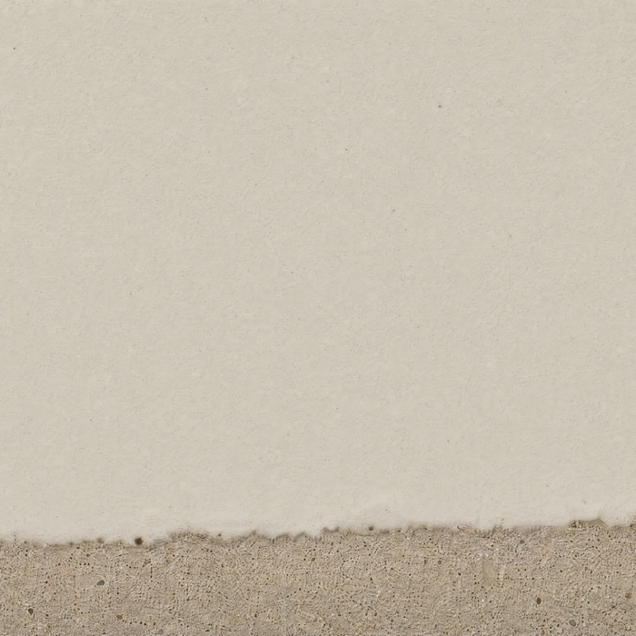 C2 · bone slip on raw stoneware