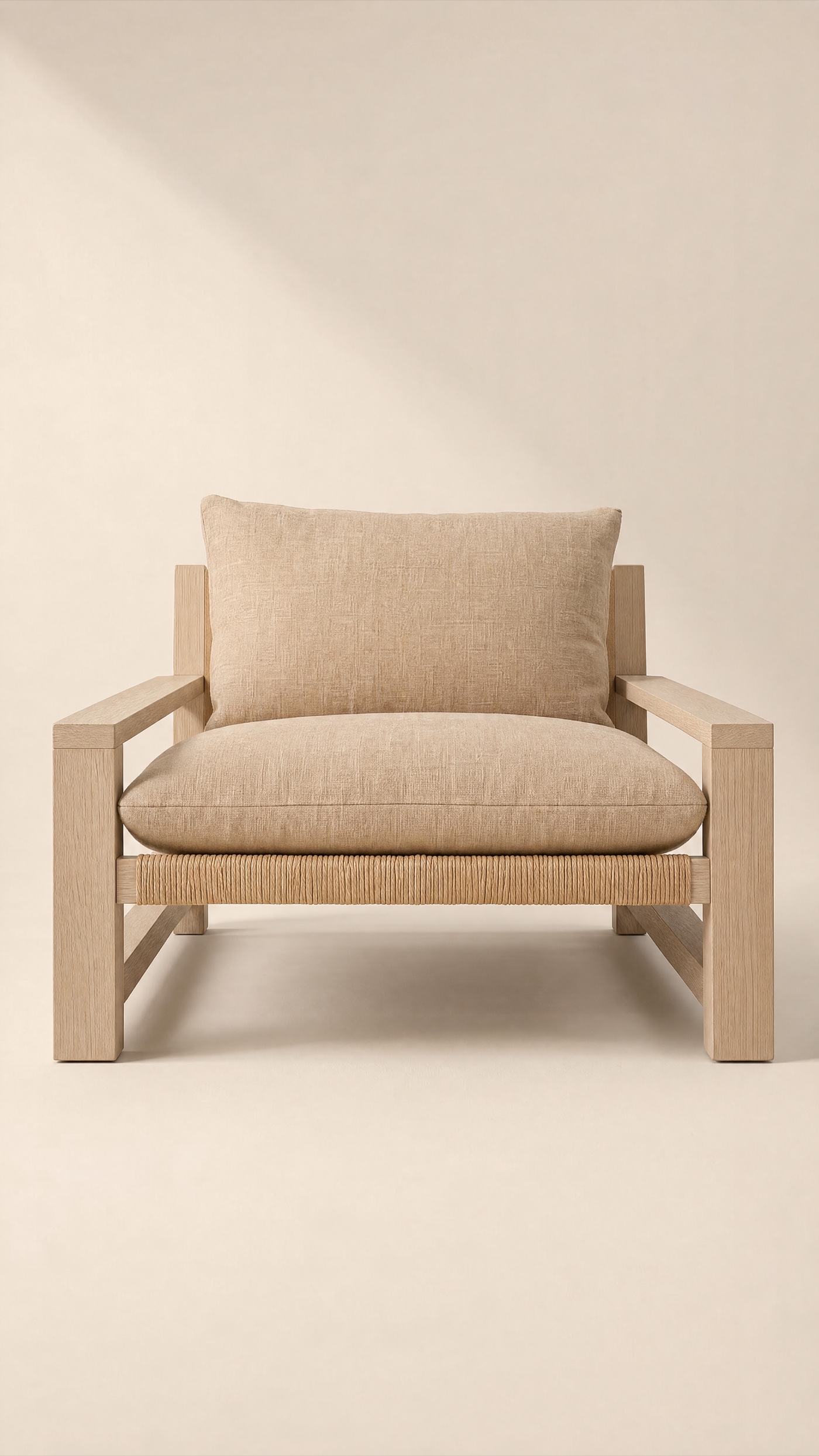 Strand Lounge Chair — the full studio frame.