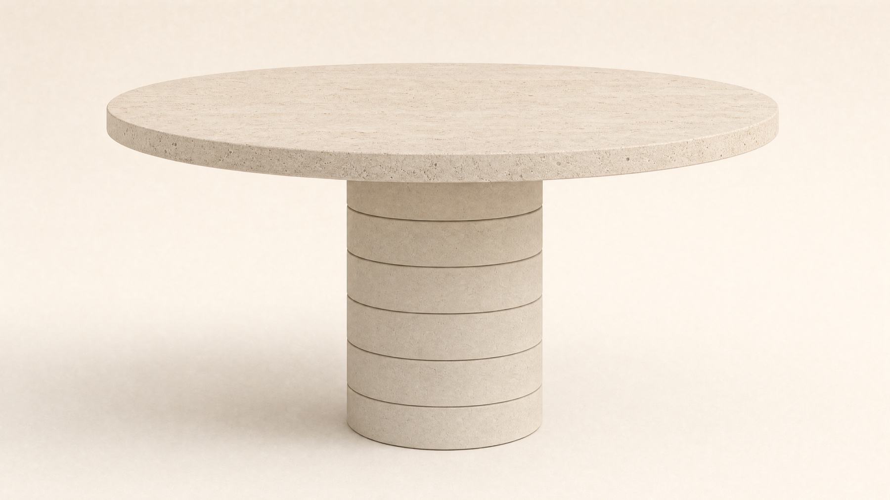 Drum Pedestal Table