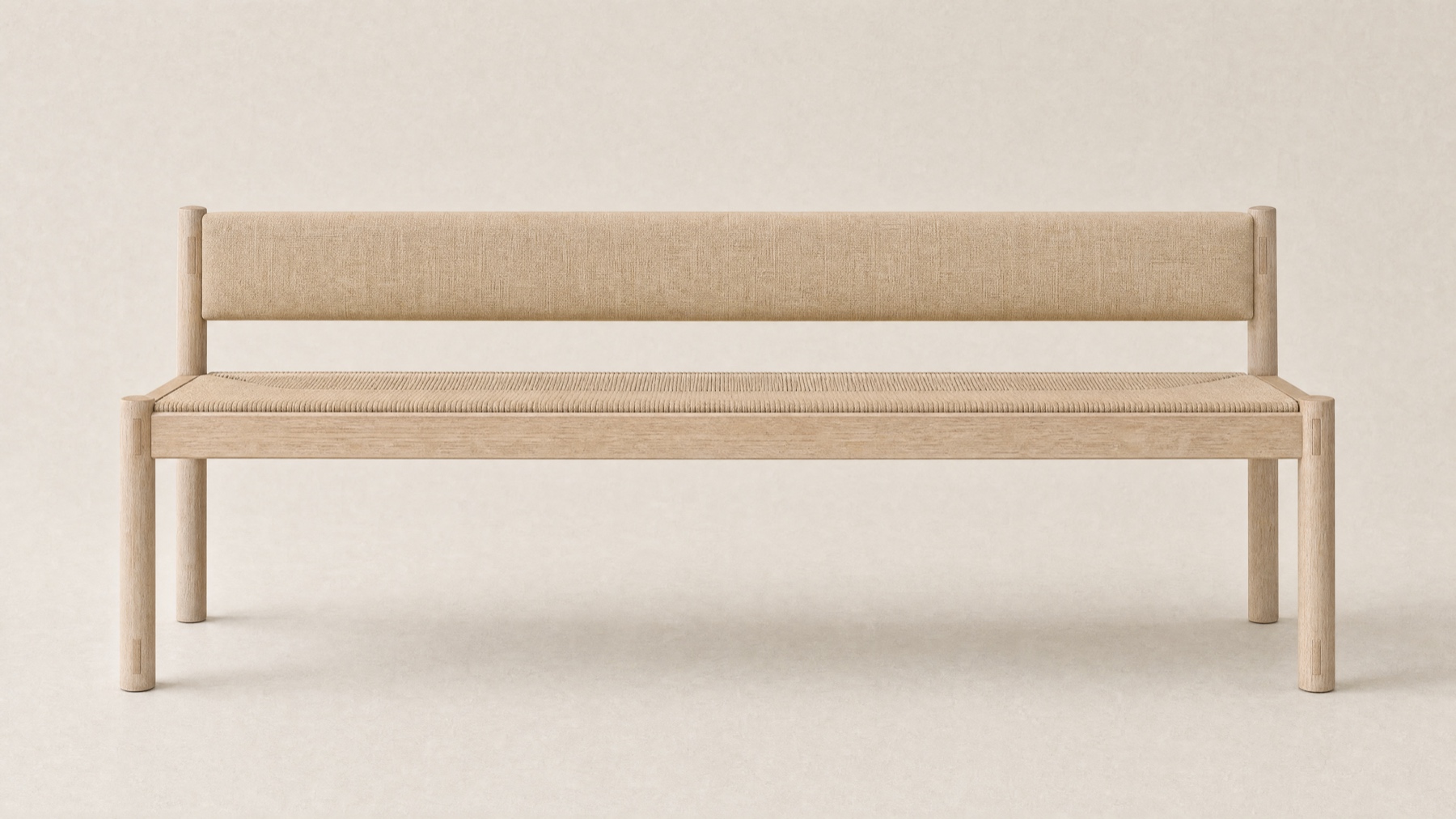 Halved Banquette Bench
