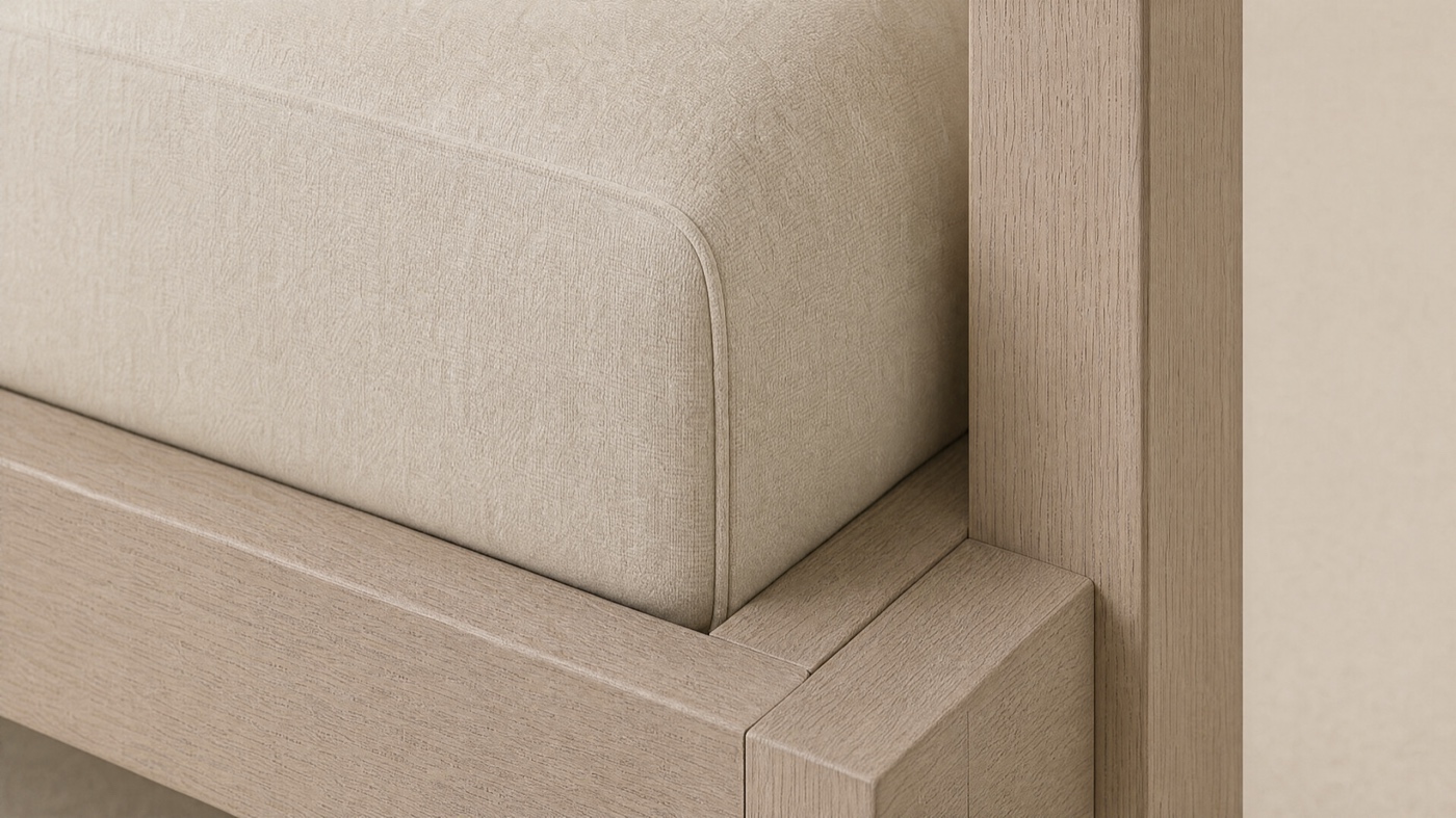 Sling Bed — the seam.