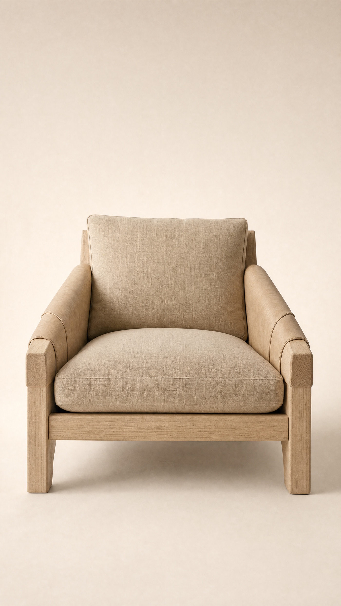 Wax Club Chair — the full studio frame.