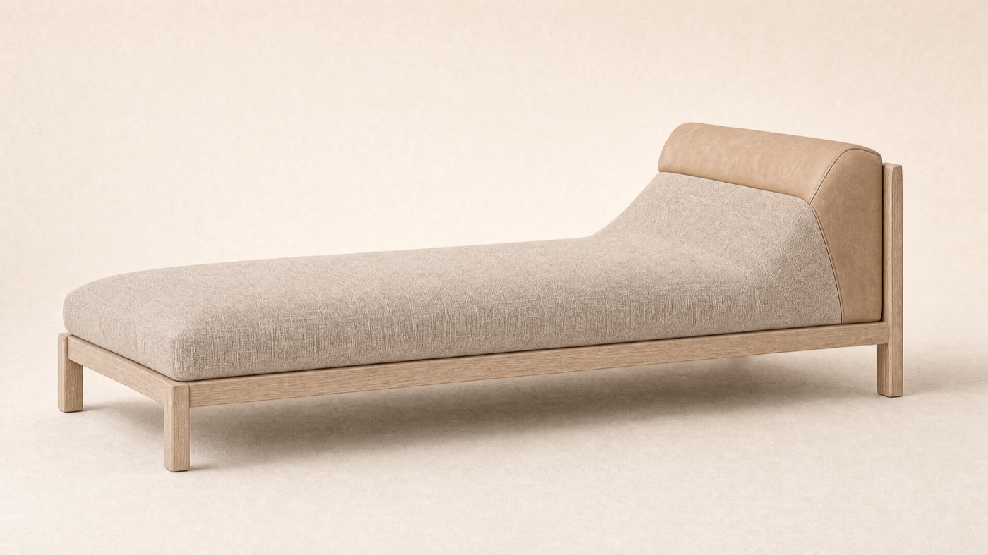 Wax Chaise — three-quarter.
