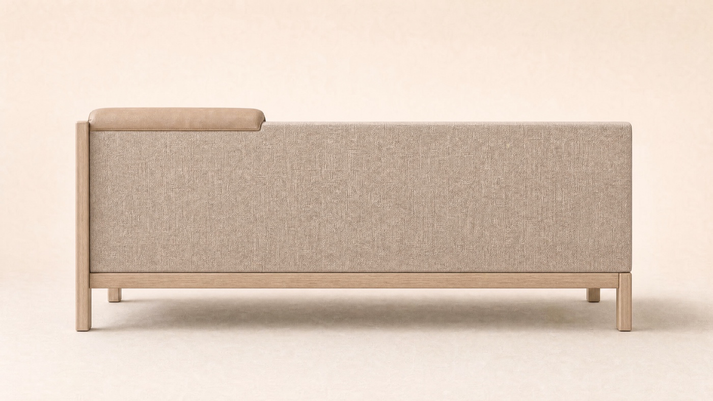 Wax Chaise — the back.