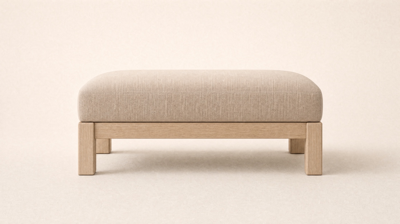 Wax Ottoman — the back.