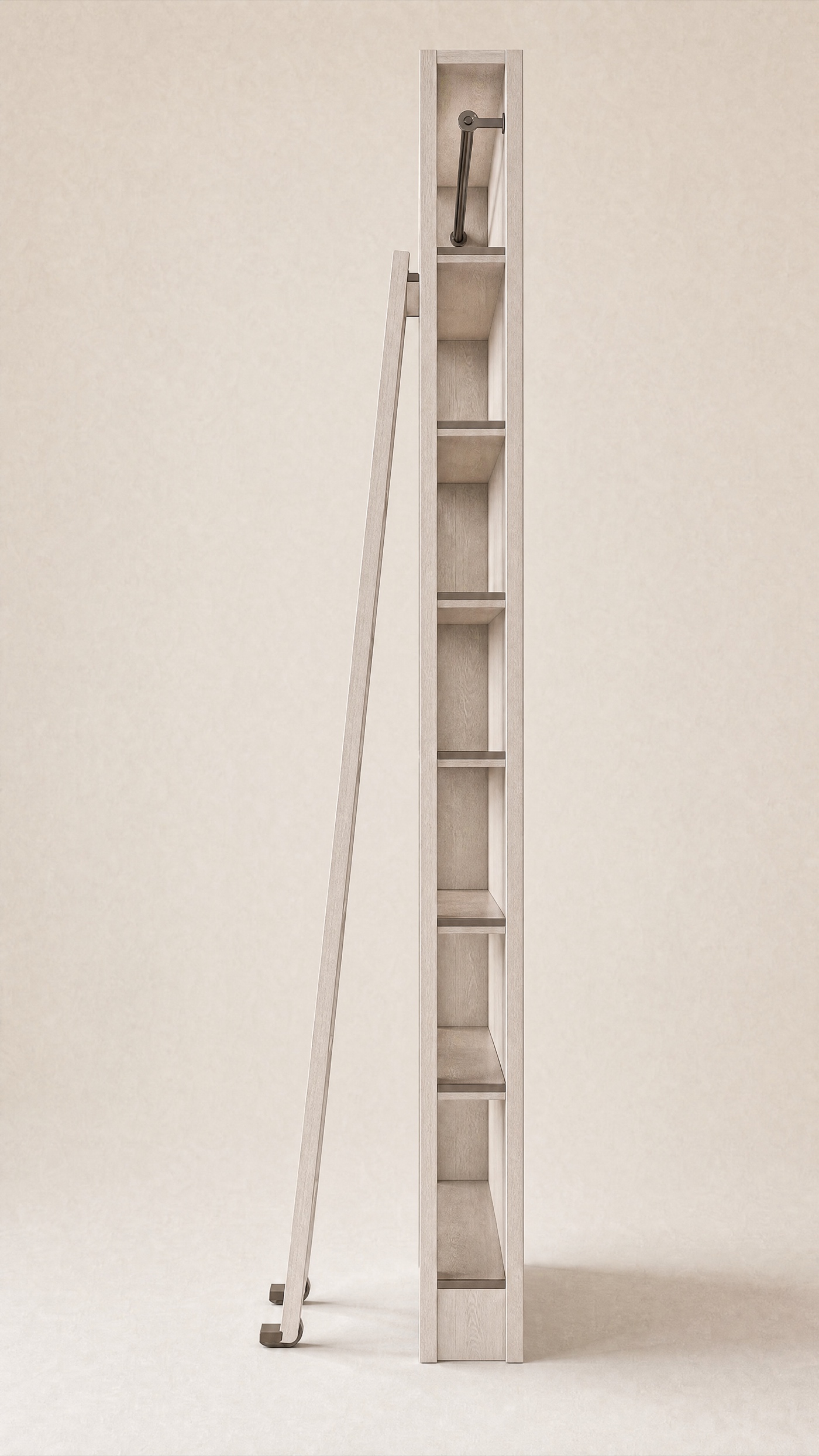 Rail Ladder — in profile.