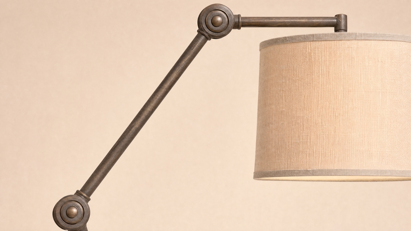 Knuckle Lamp — the signature.
