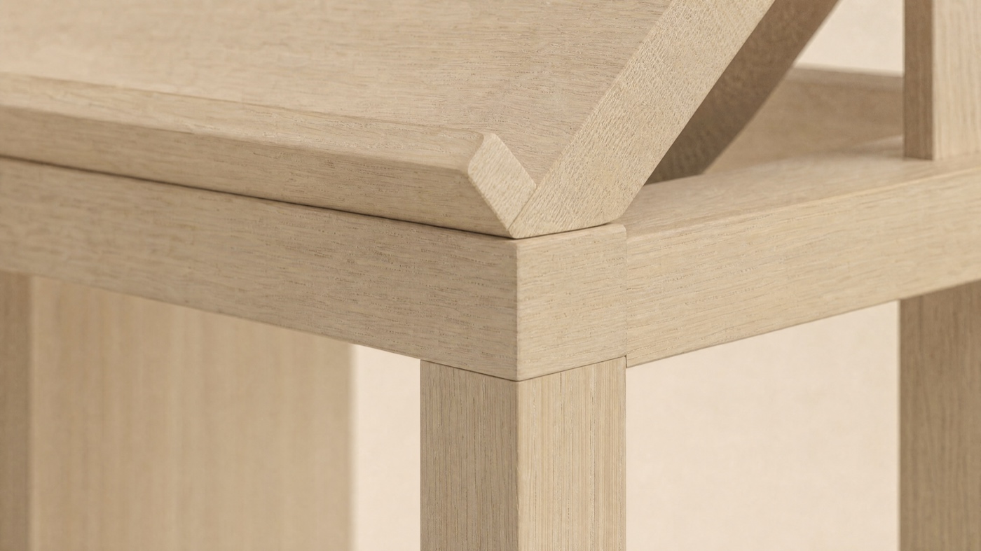 Ratchet Lectern — the leg.