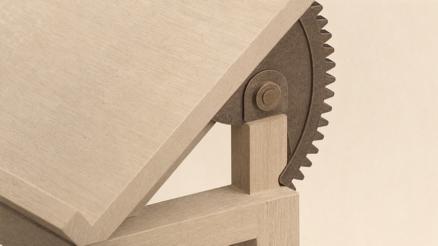 Ratchet Lectern — the signature.
