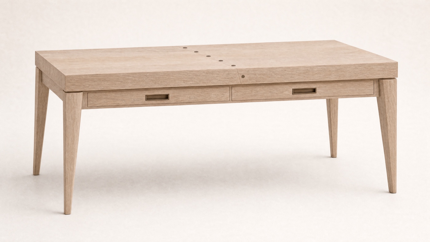 Scarf Desk — three-quarter.