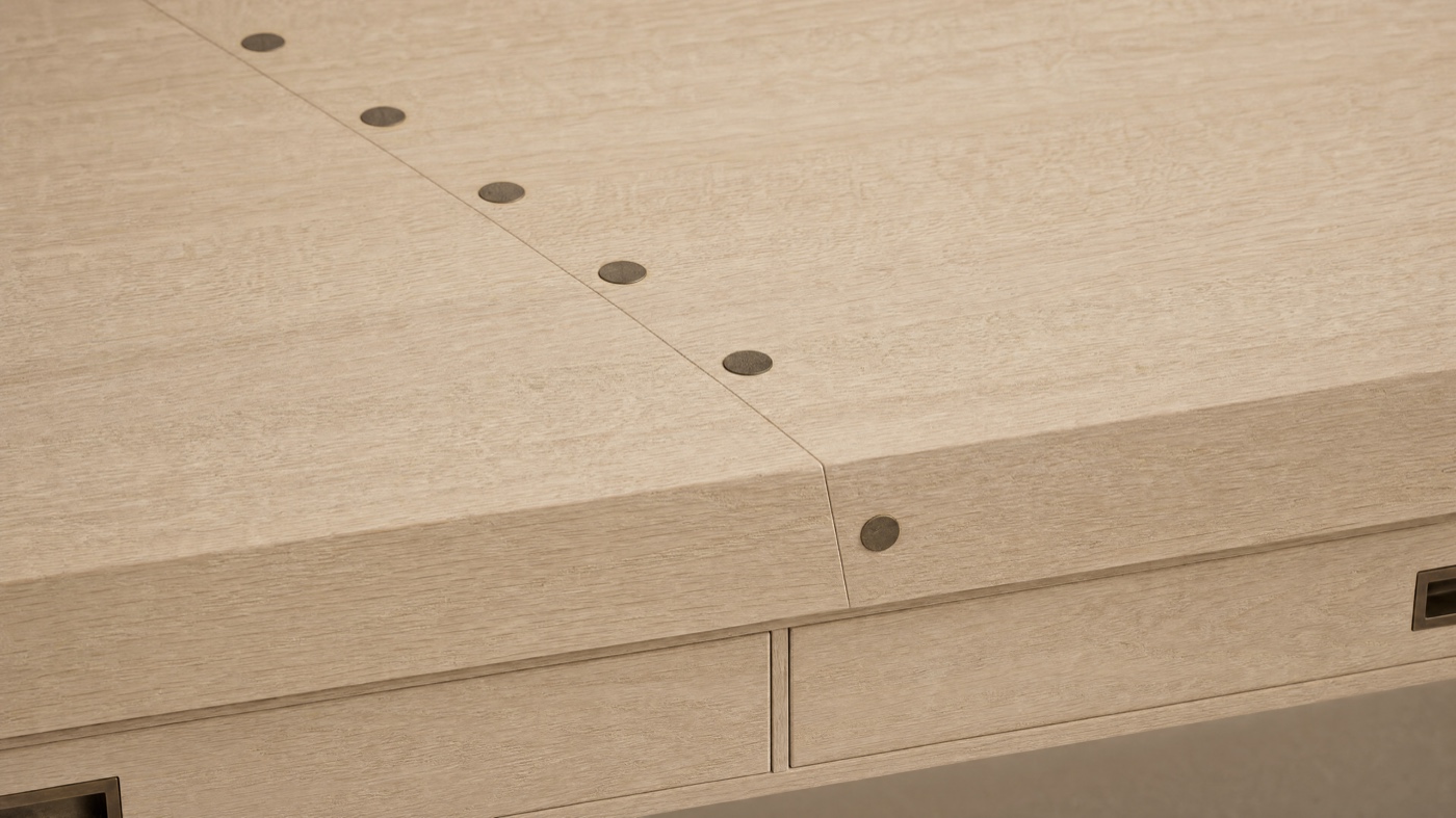 Scarf Desk — the signature.