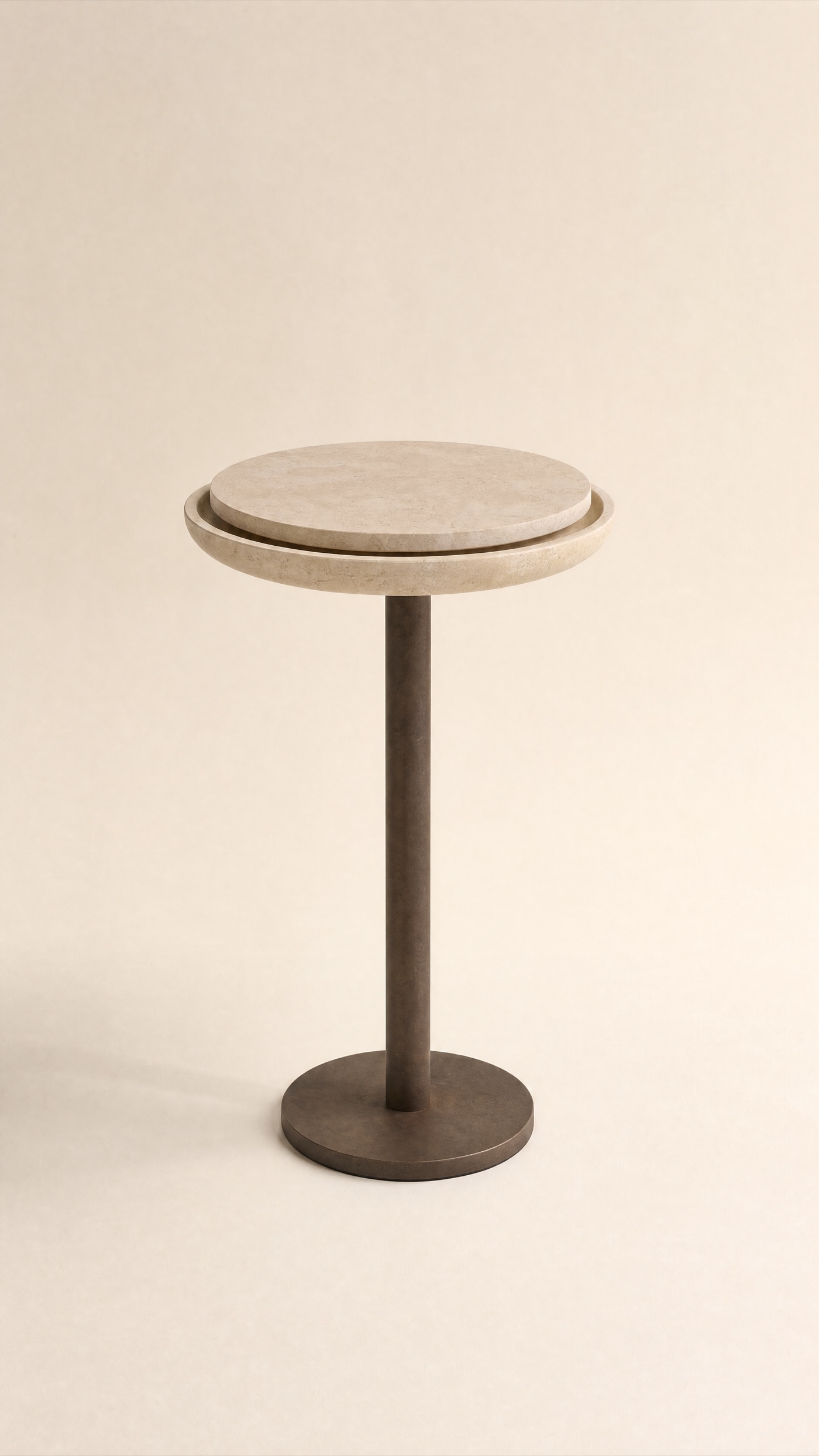 Cradle Table — the full studio frame.