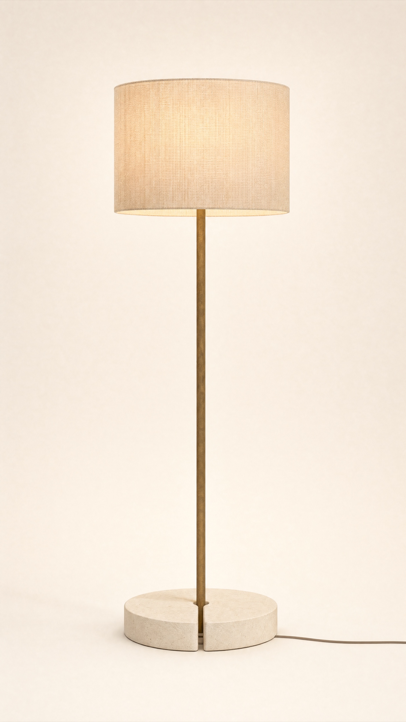 Plumb Floor Lamp — the full studio frame.
