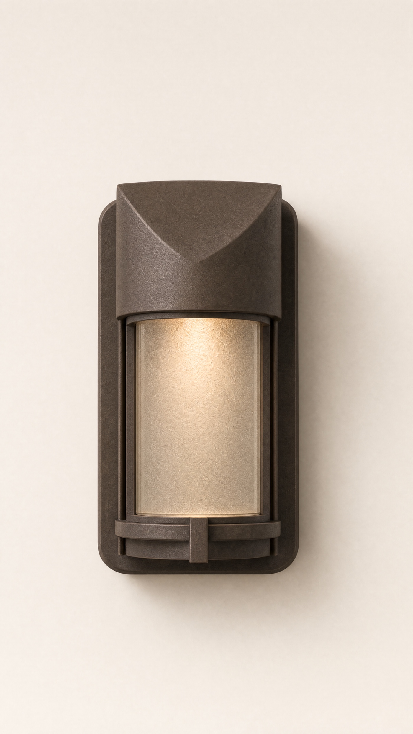 Visor Sconce — the full studio frame.