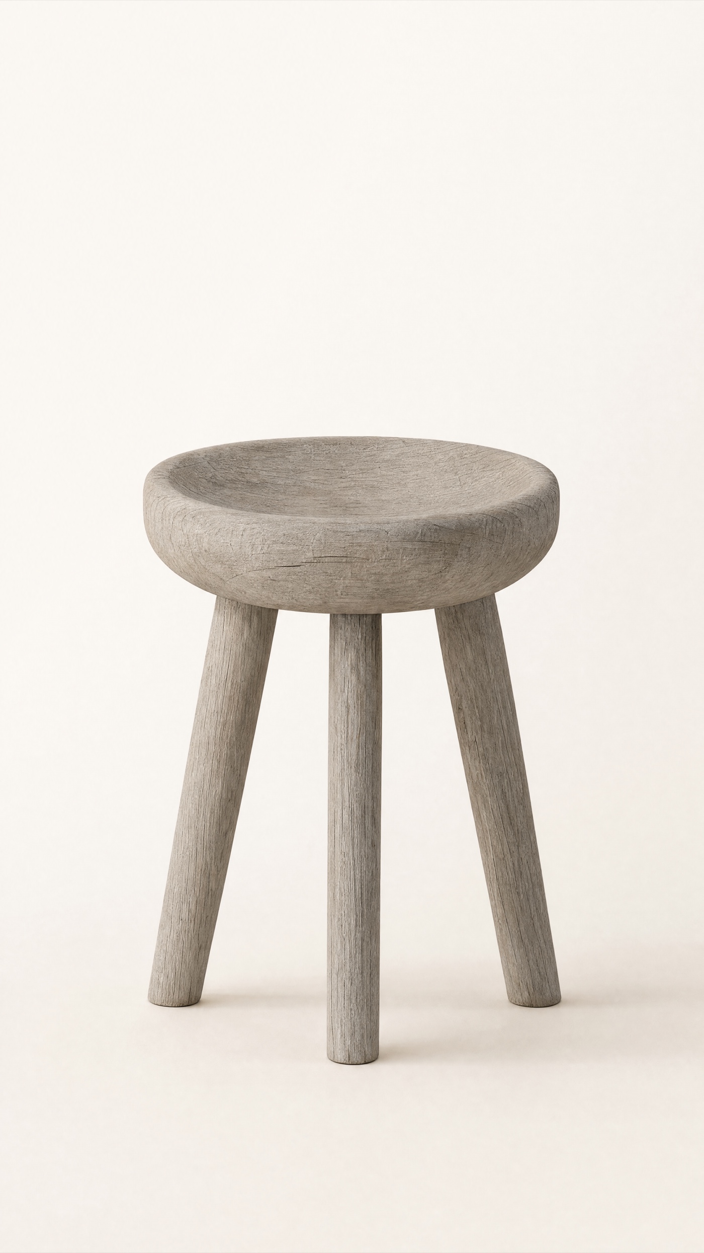 Scoop Stool — the full studio frame.