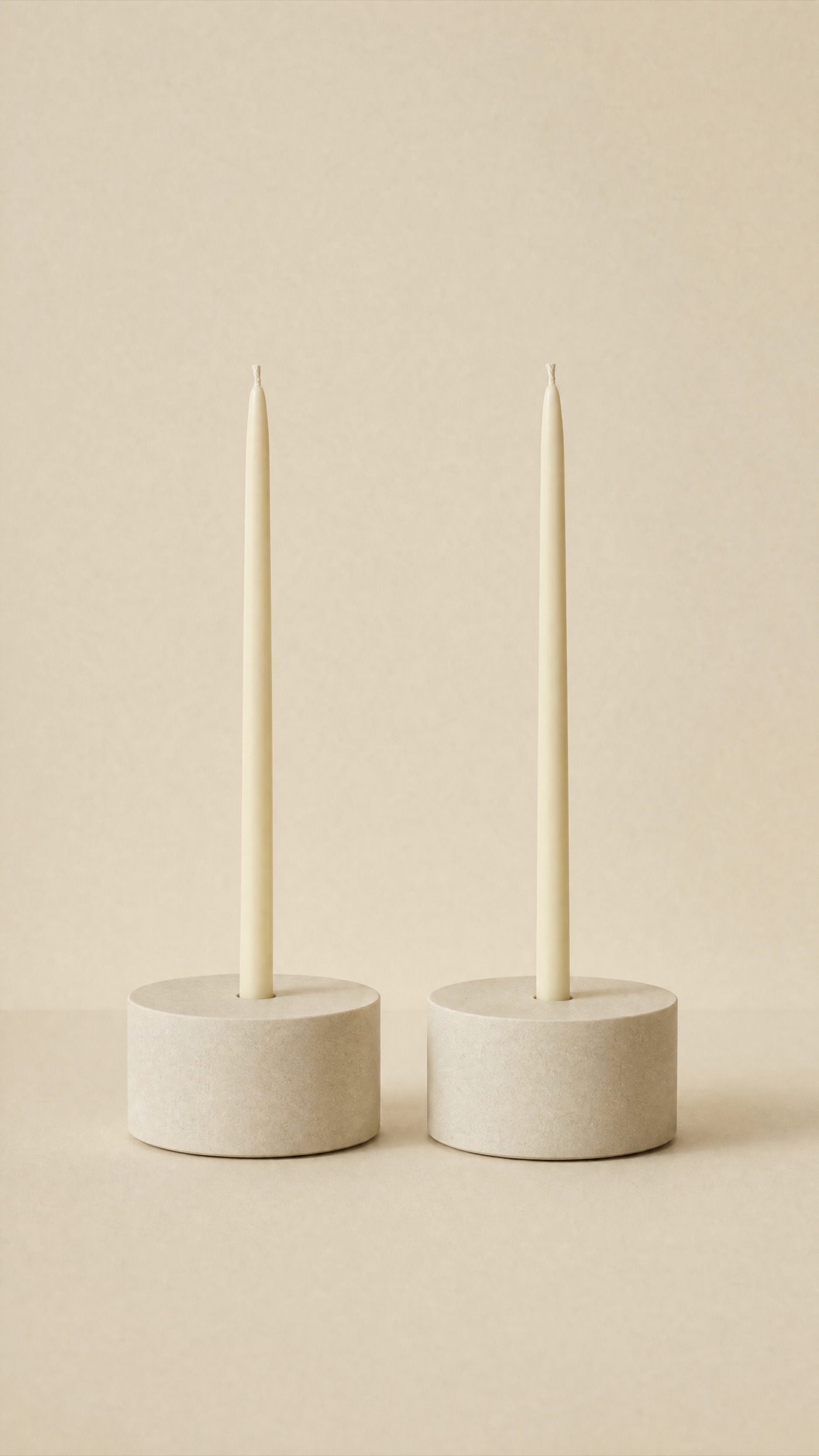 Ballast Candles — the full studio frame.