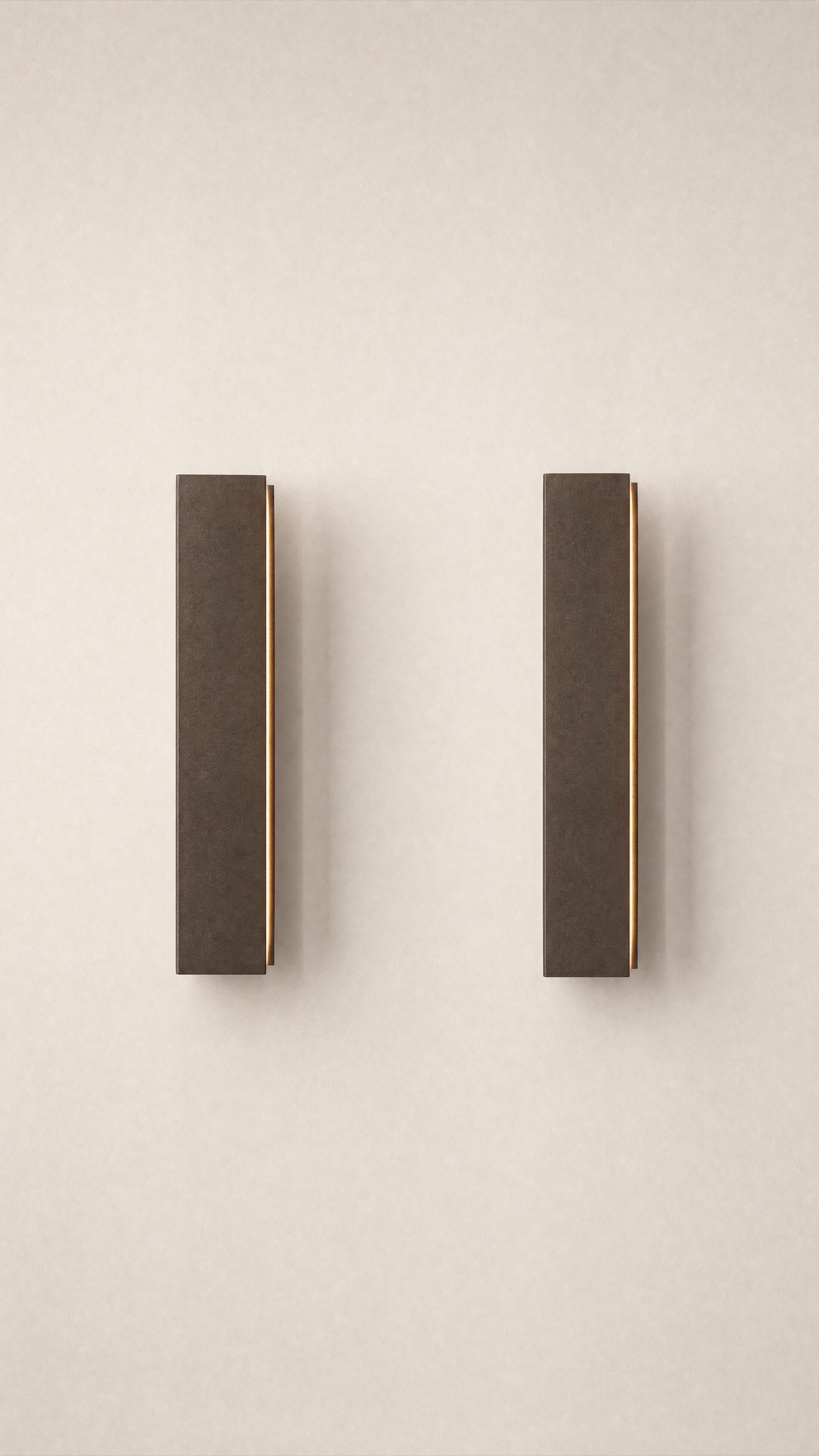 Blade Sconce, Pair — the full studio frame.