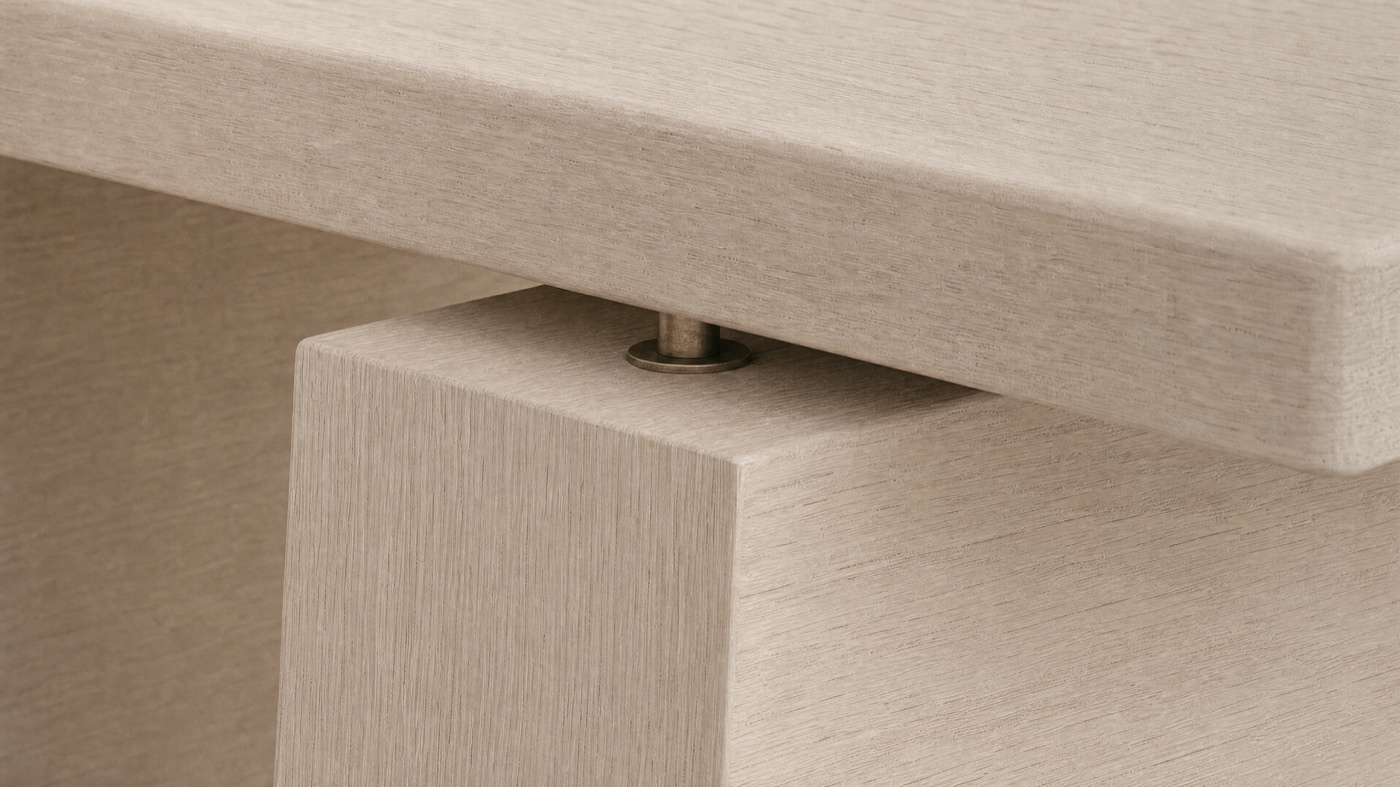 Felt Games Table — the leg.
