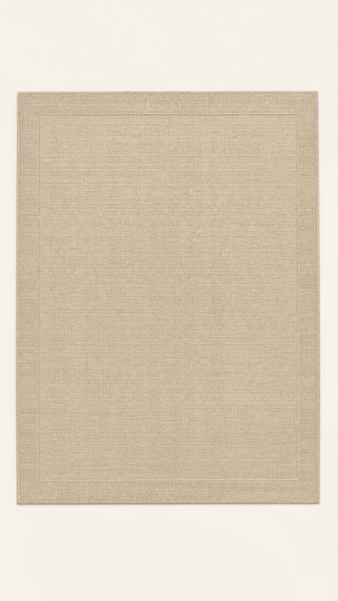 Baize Rug — the full studio frame.