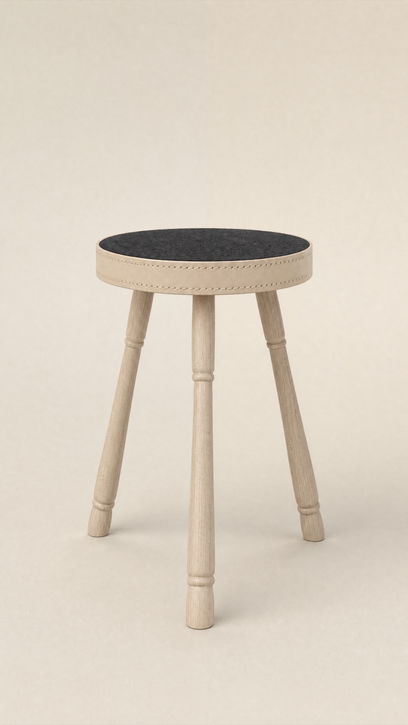 Bay Stool — the full studio frame.