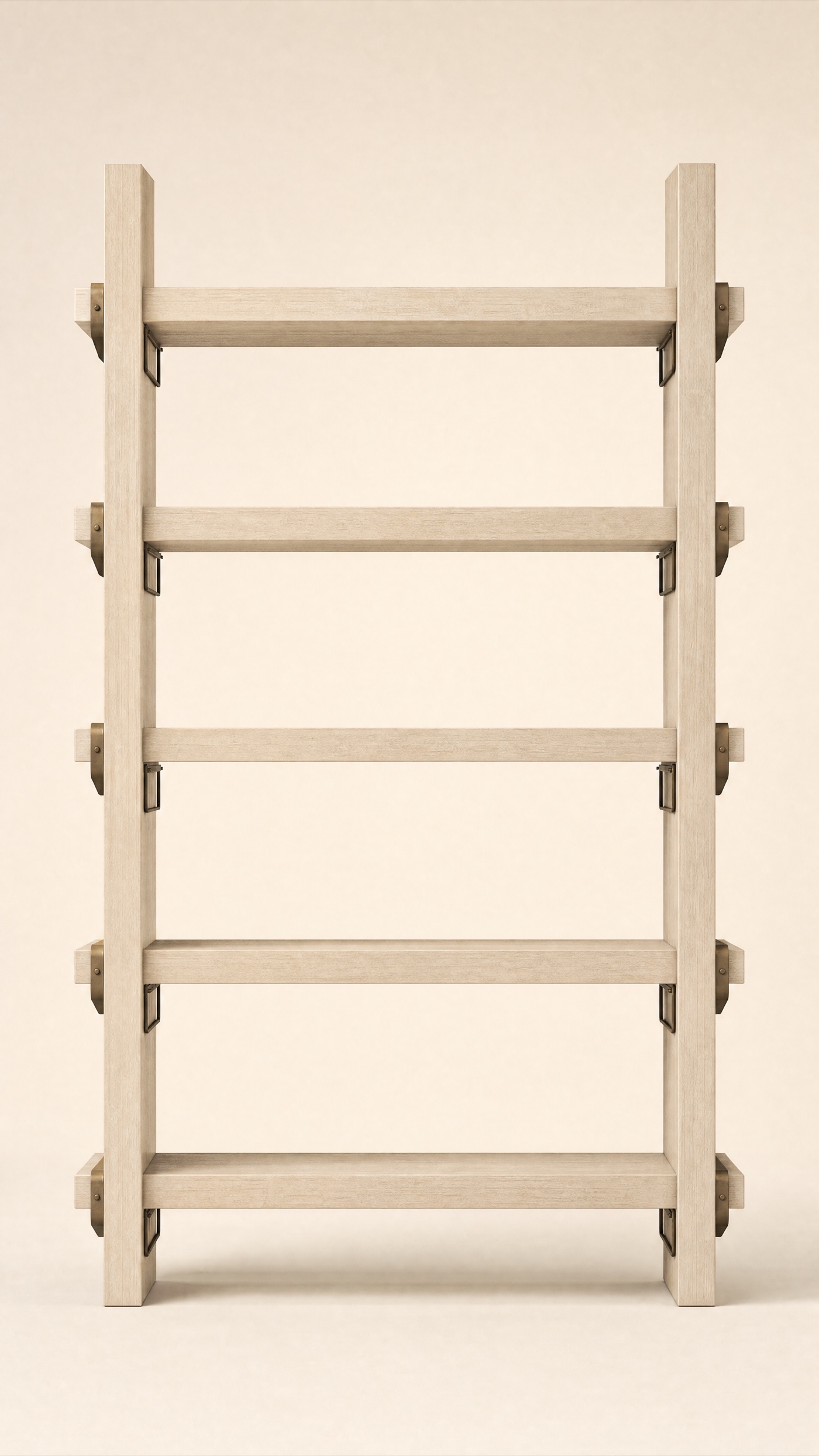 Stirrup Bookcase — the full studio frame.