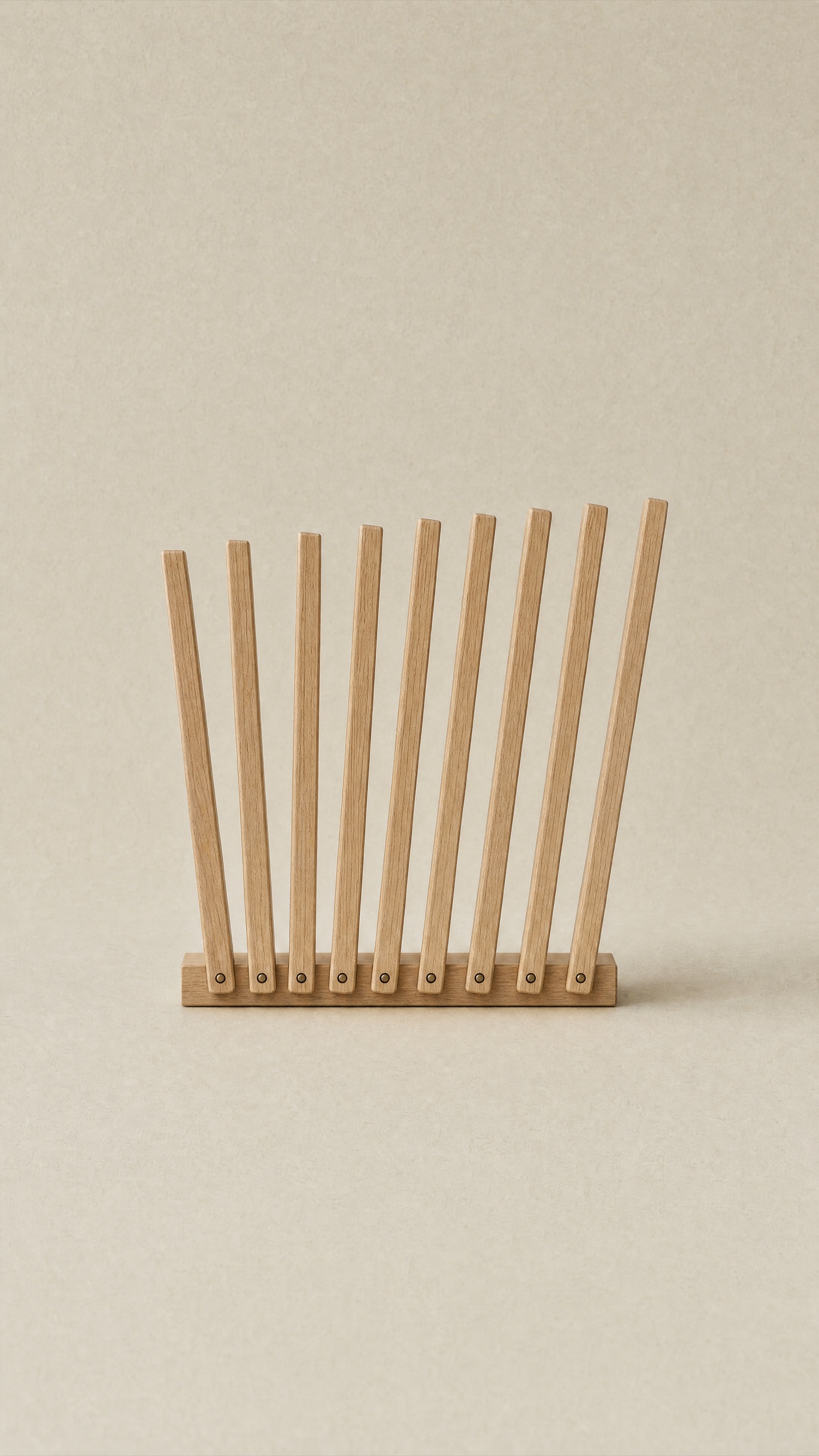 Fan Drying Rack — the full studio frame.