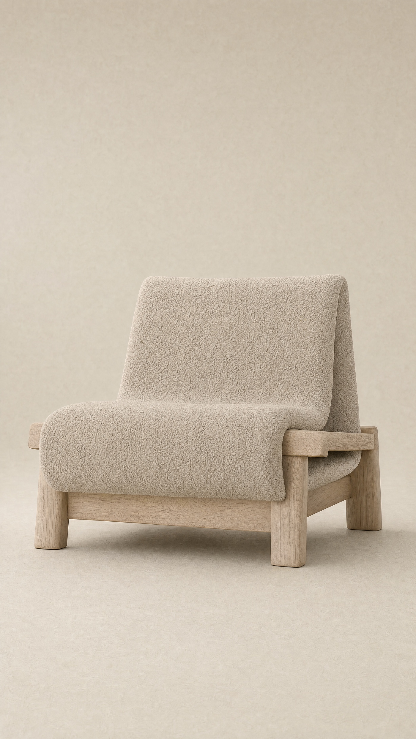 Hearth Chair — the full studio frame.