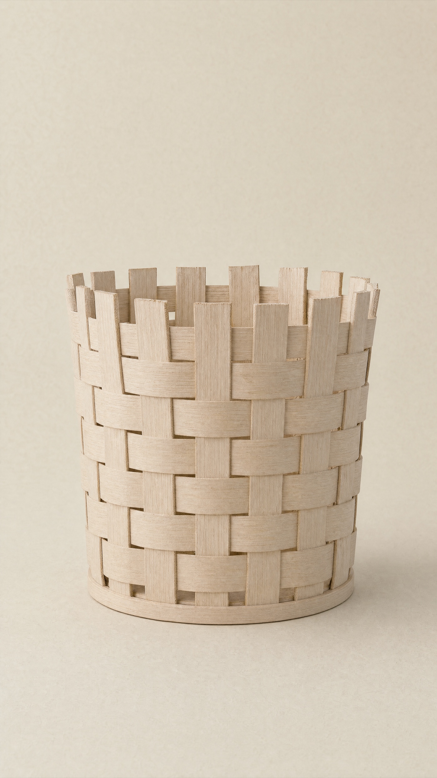 Coppice Basket — the full studio frame.