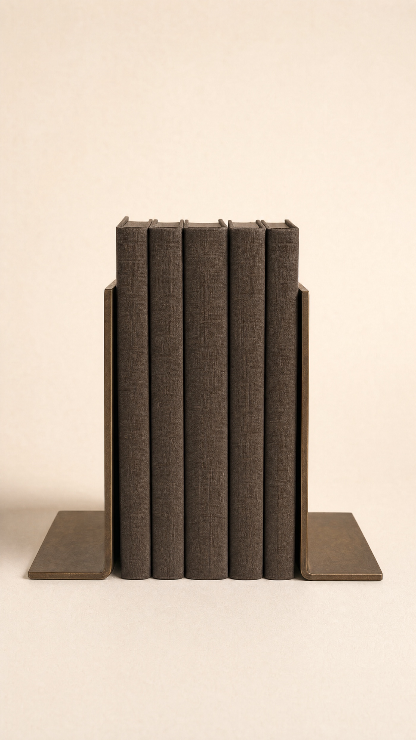 Fold Bookends — the full studio frame.