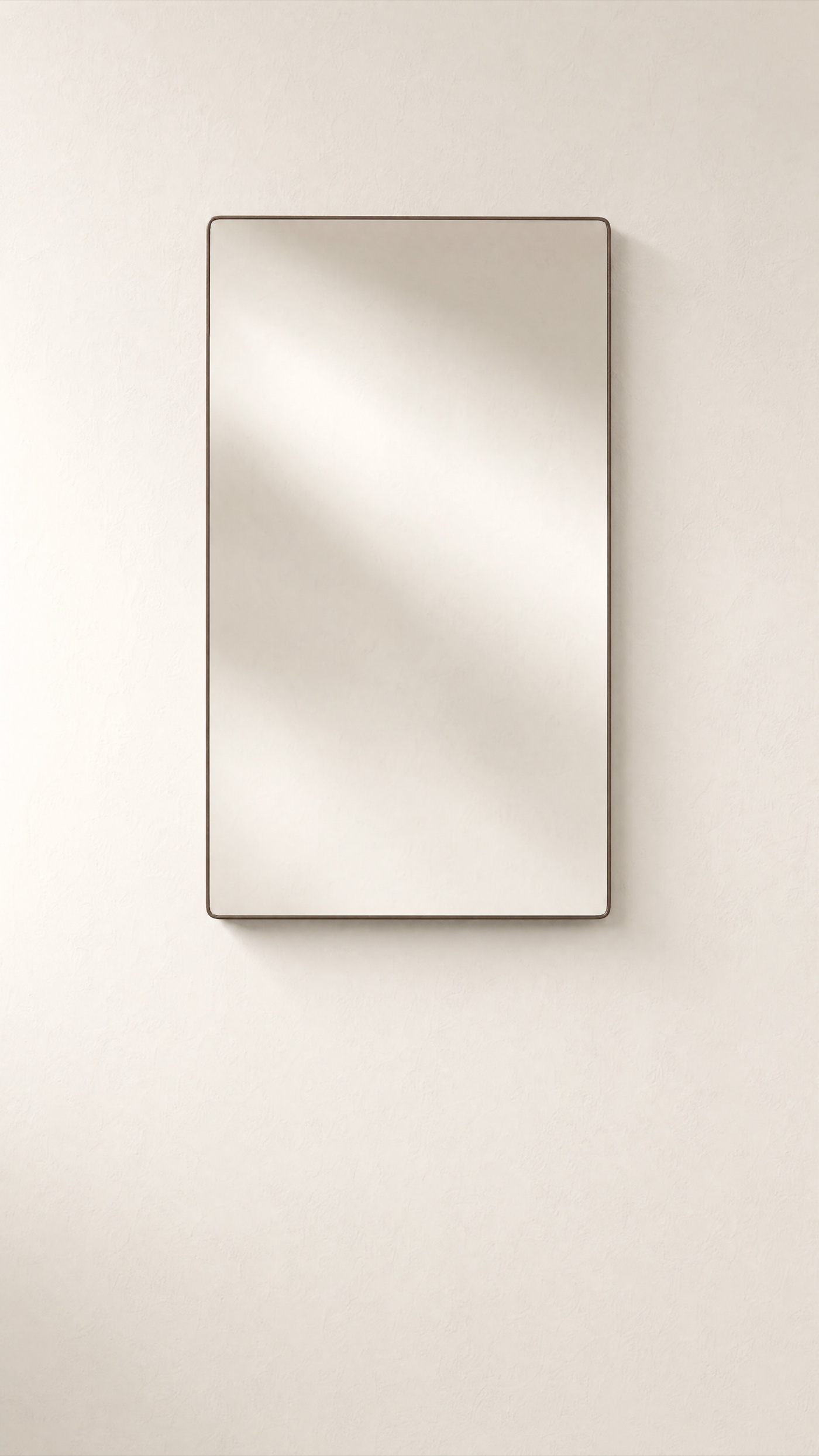 Wafer Mirror — the full studio frame.