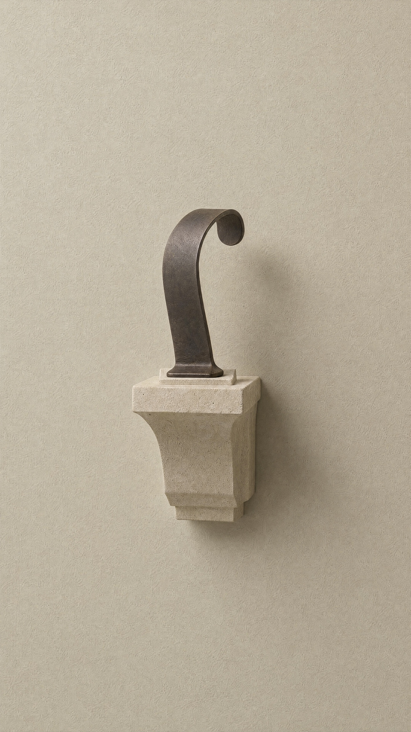 Corbel Hook — the full studio frame.