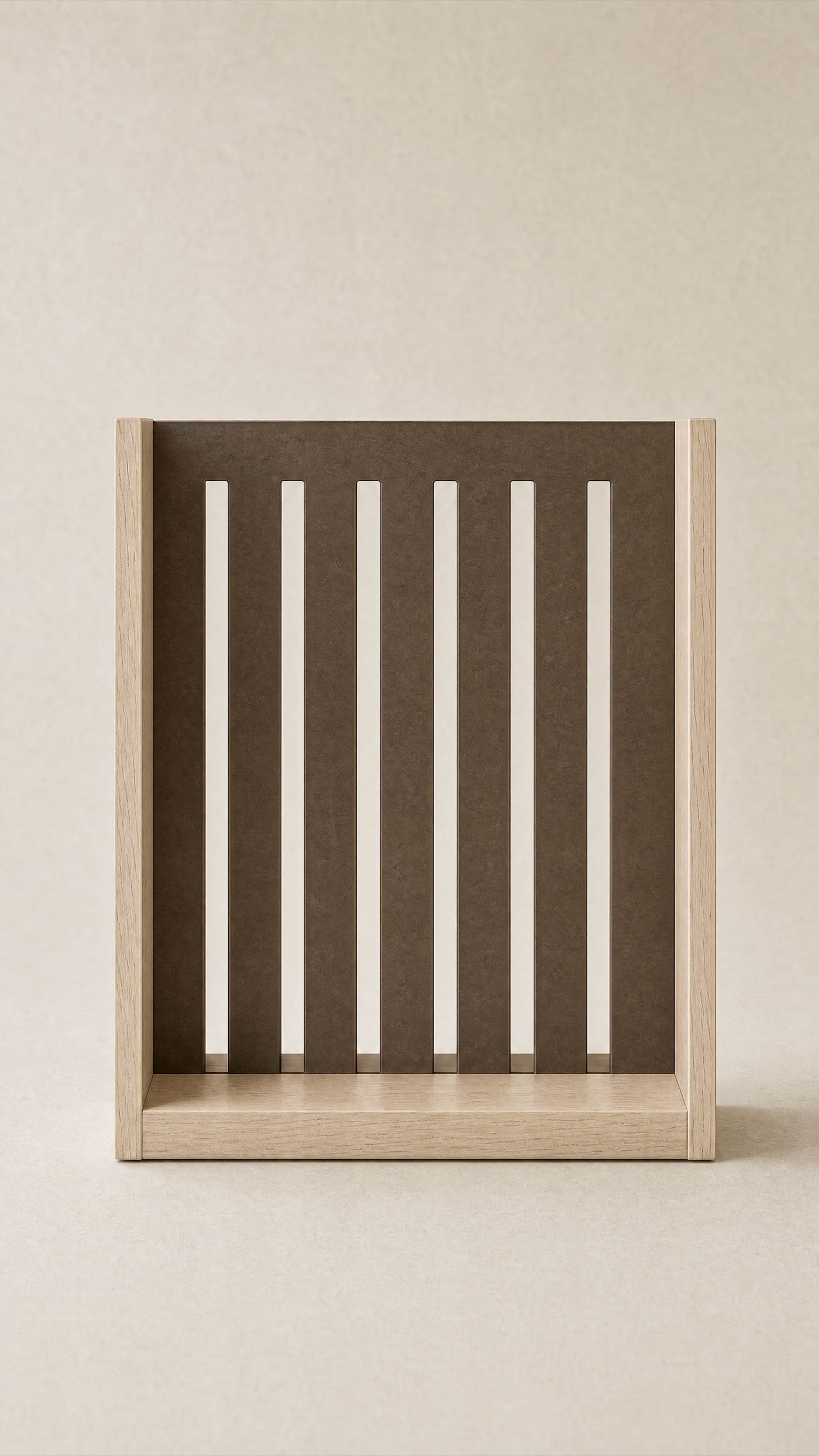 Sill Rack — the full studio frame.