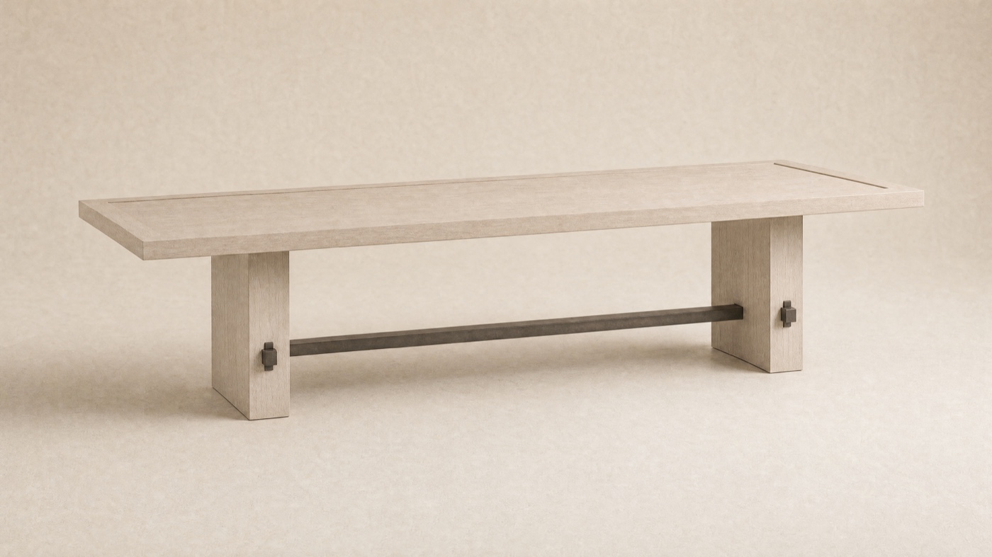 Rim Table — three-quarter.