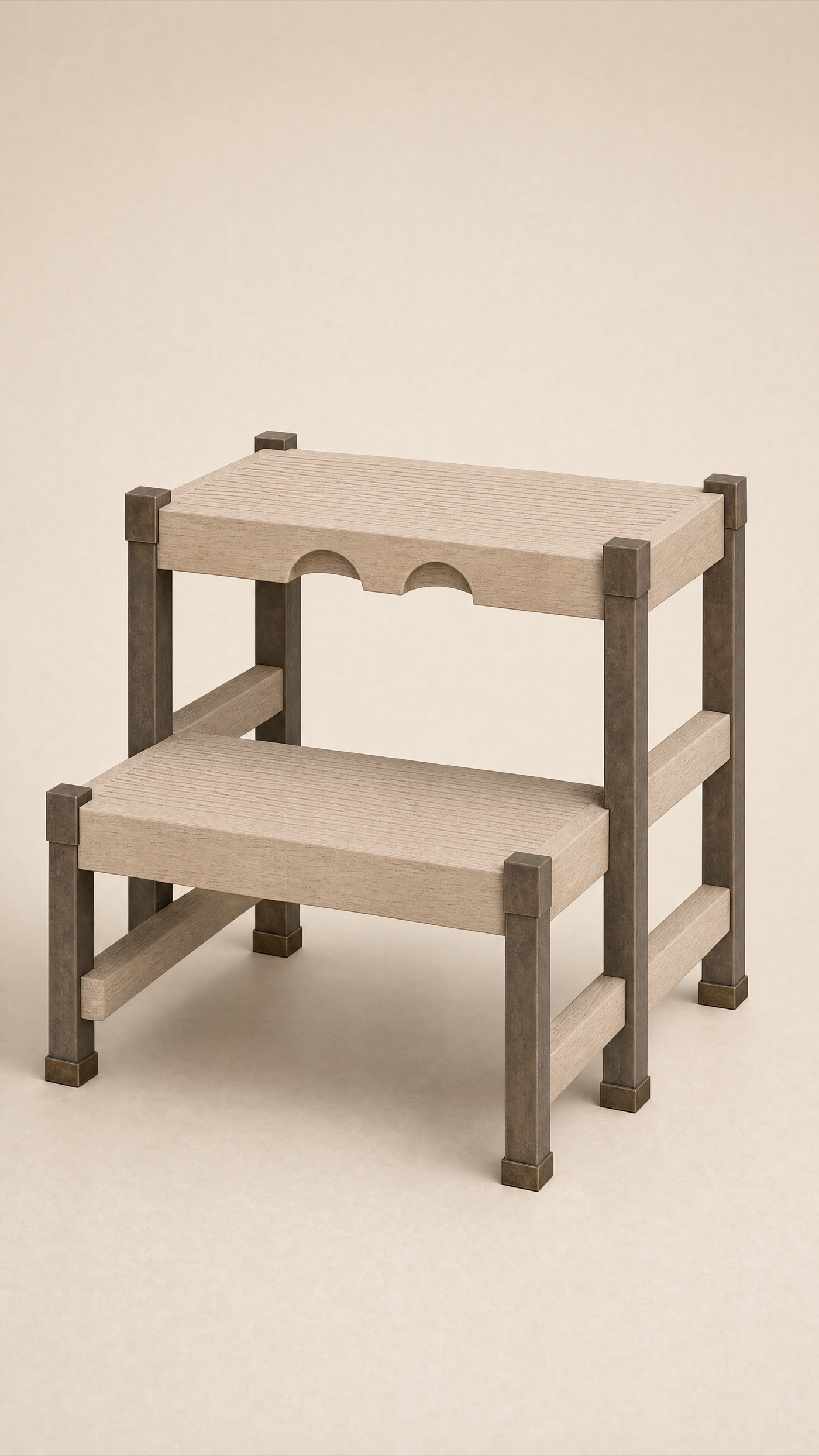 Bin Step Stool — the full studio frame.