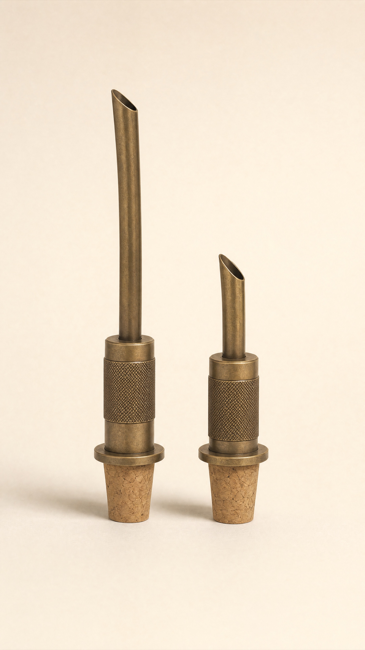 Twin Pourers — the full studio frame.
