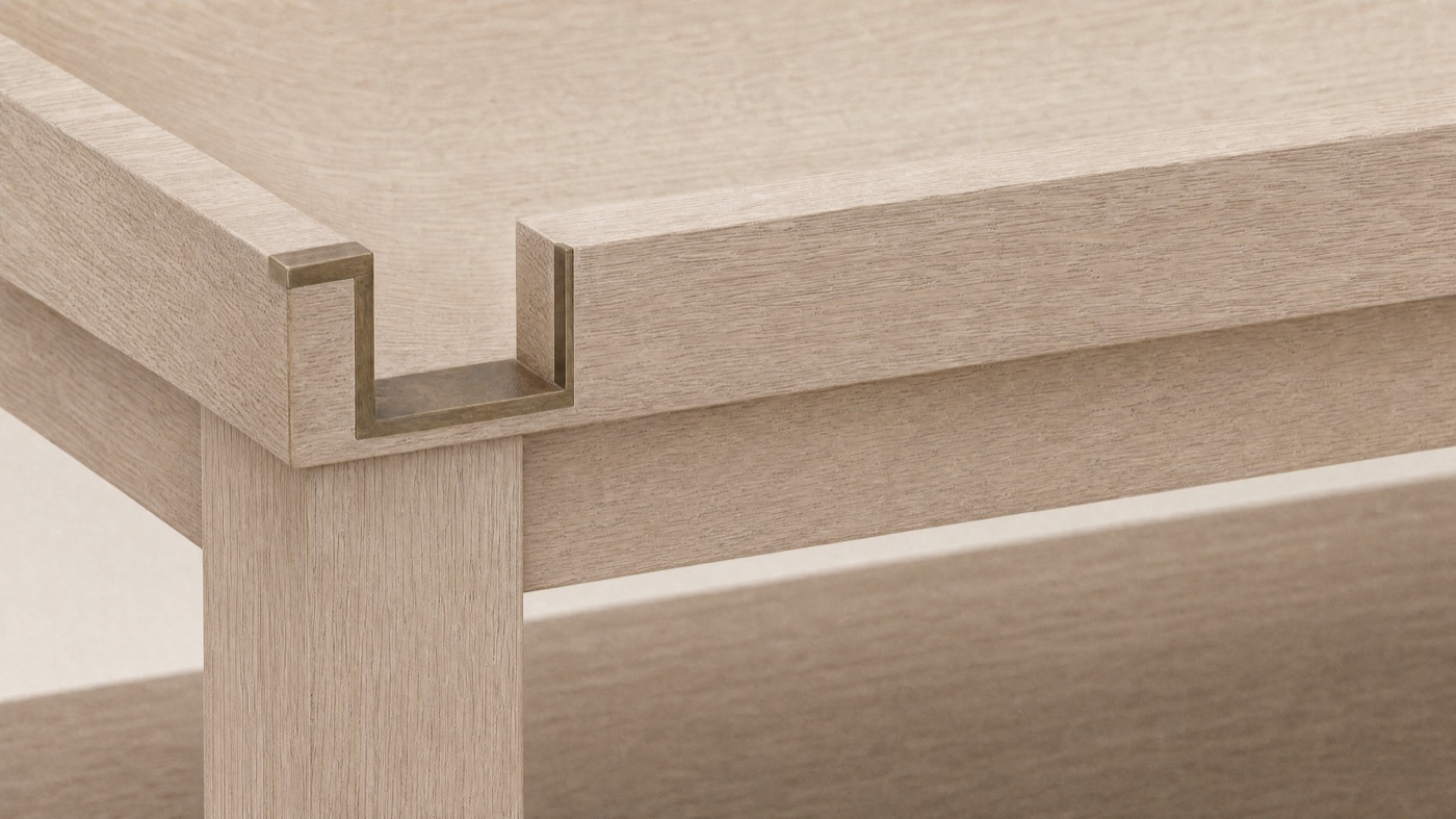 Sluice Bench — the leg.