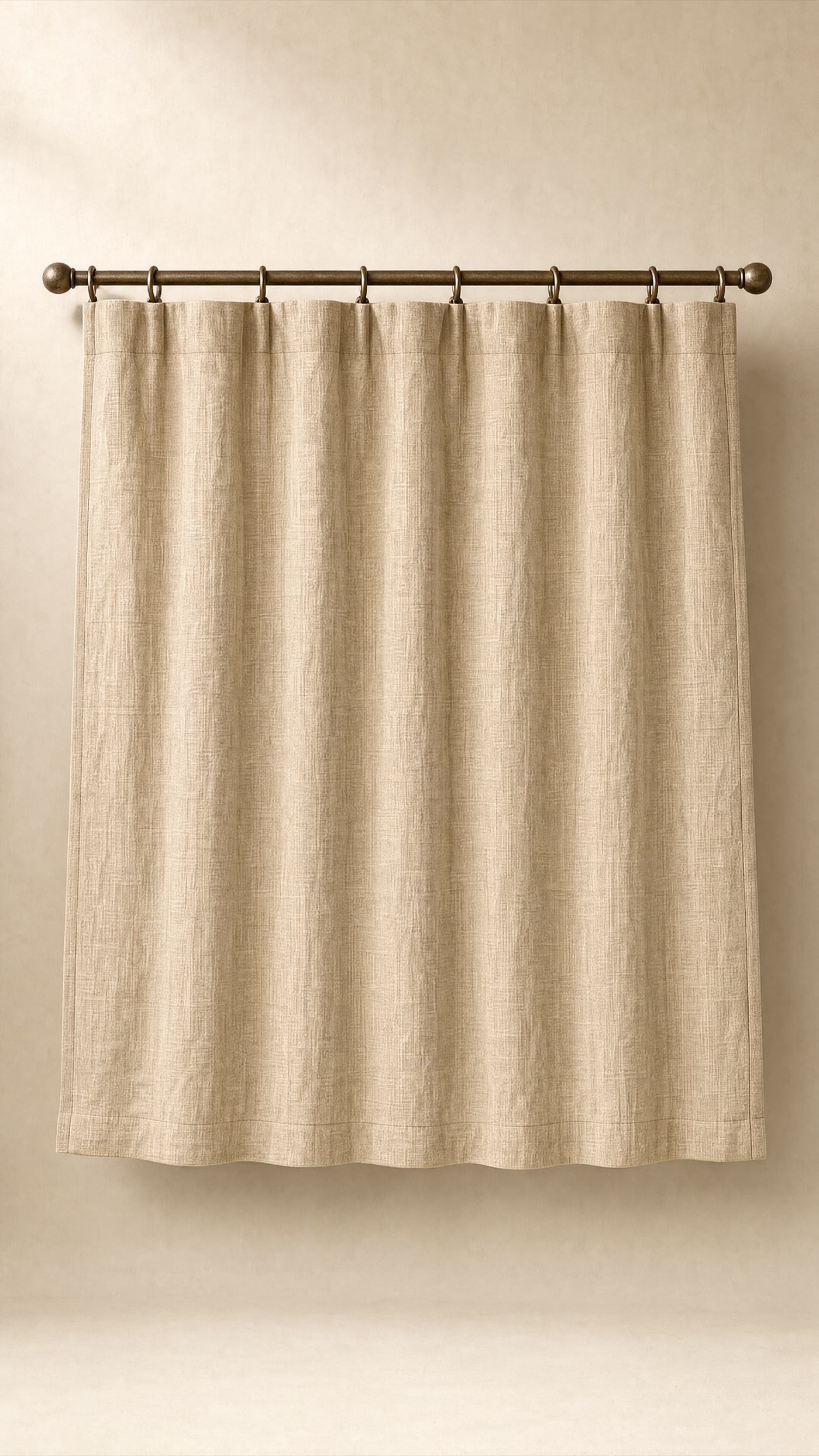 Sill Curtain — the full studio frame.