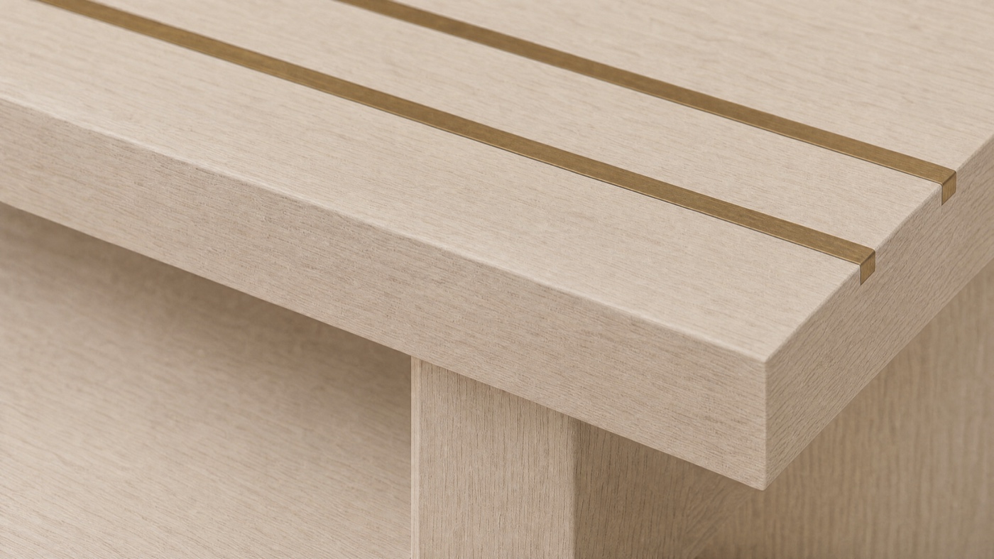 Measure Folding Table — the joint.
