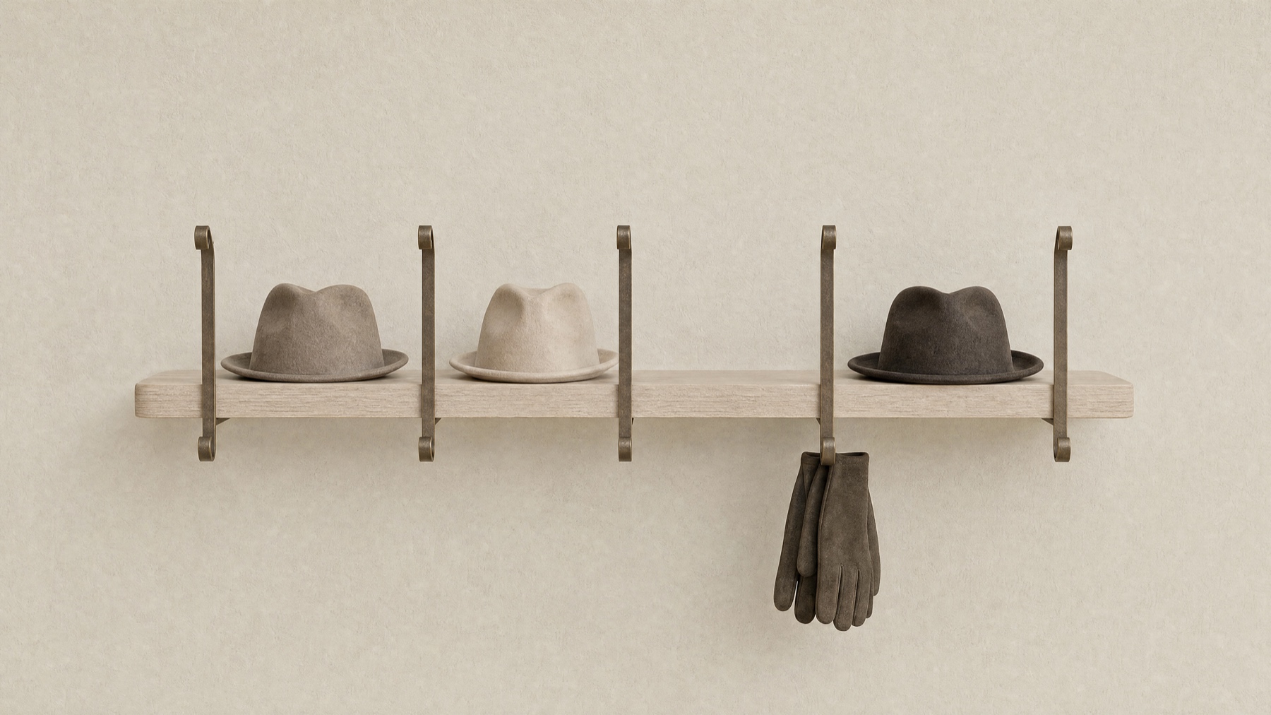 Glove & Hat Shelf