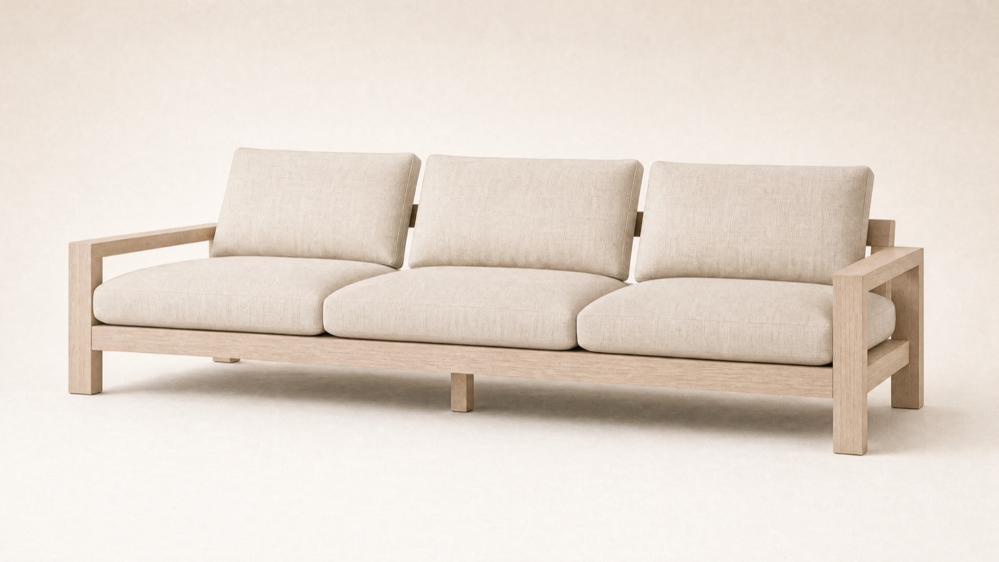 Drift Sofa — three-quarter.