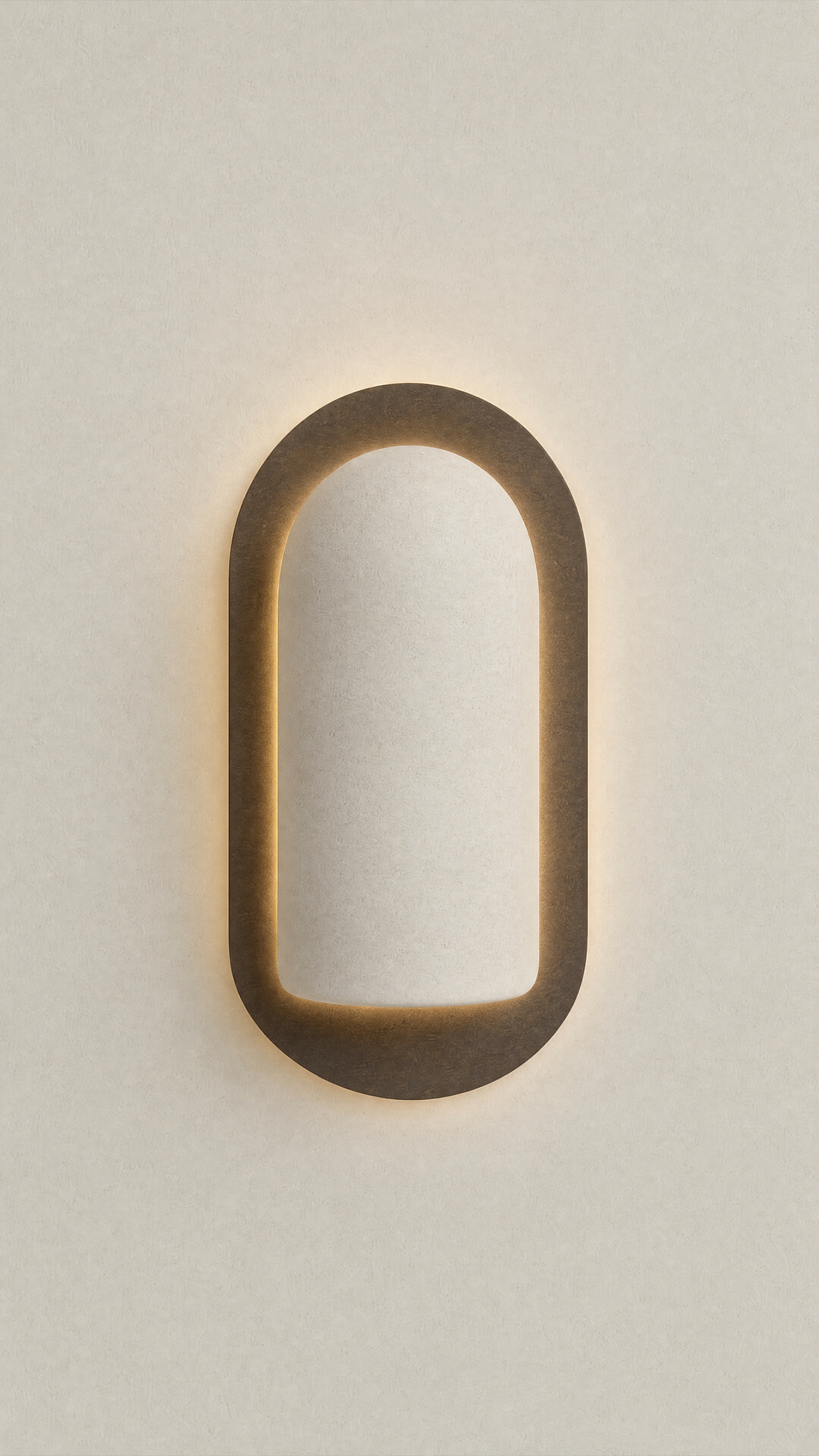 Dusk Sconce — the full studio frame.