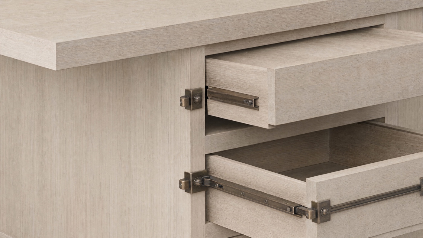 Ledger Partners' Desk — the leg.