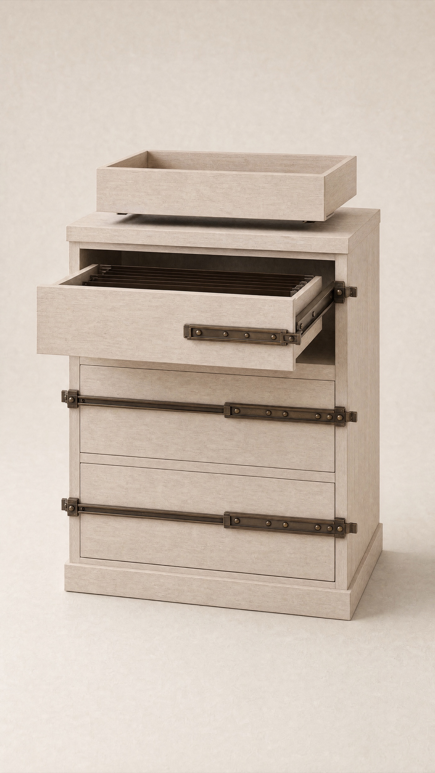 Ledger Filing Case — the full studio frame.