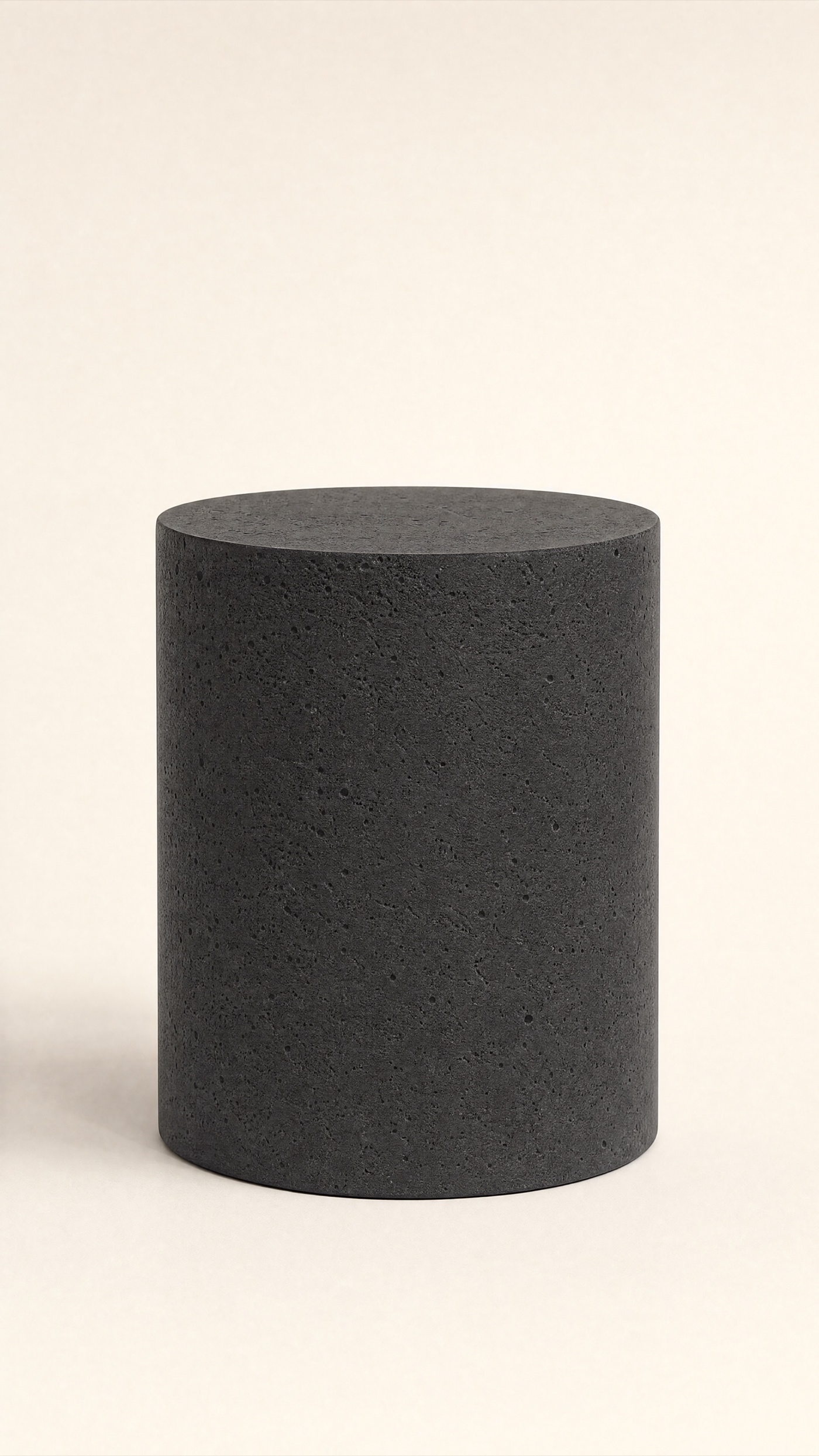 Block Stool — the full studio frame.