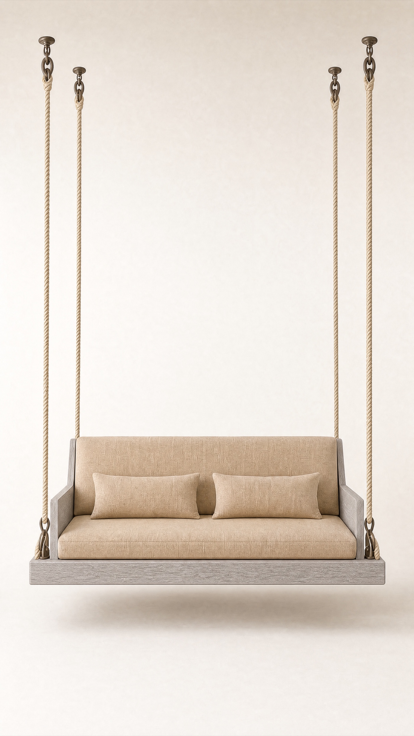 Swing Bench — the full studio frame.