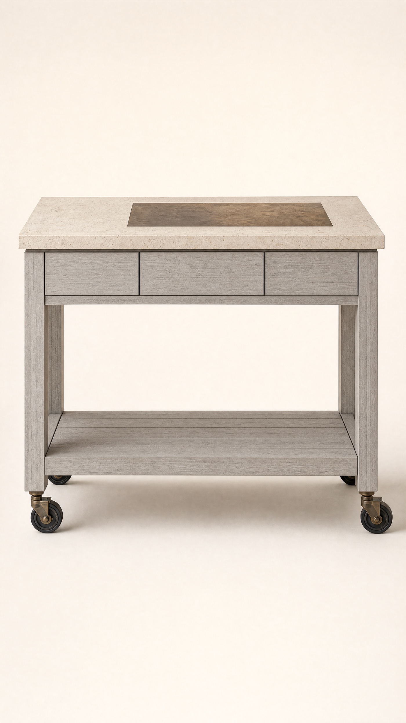 Forge Prep Cart — the full studio frame.
