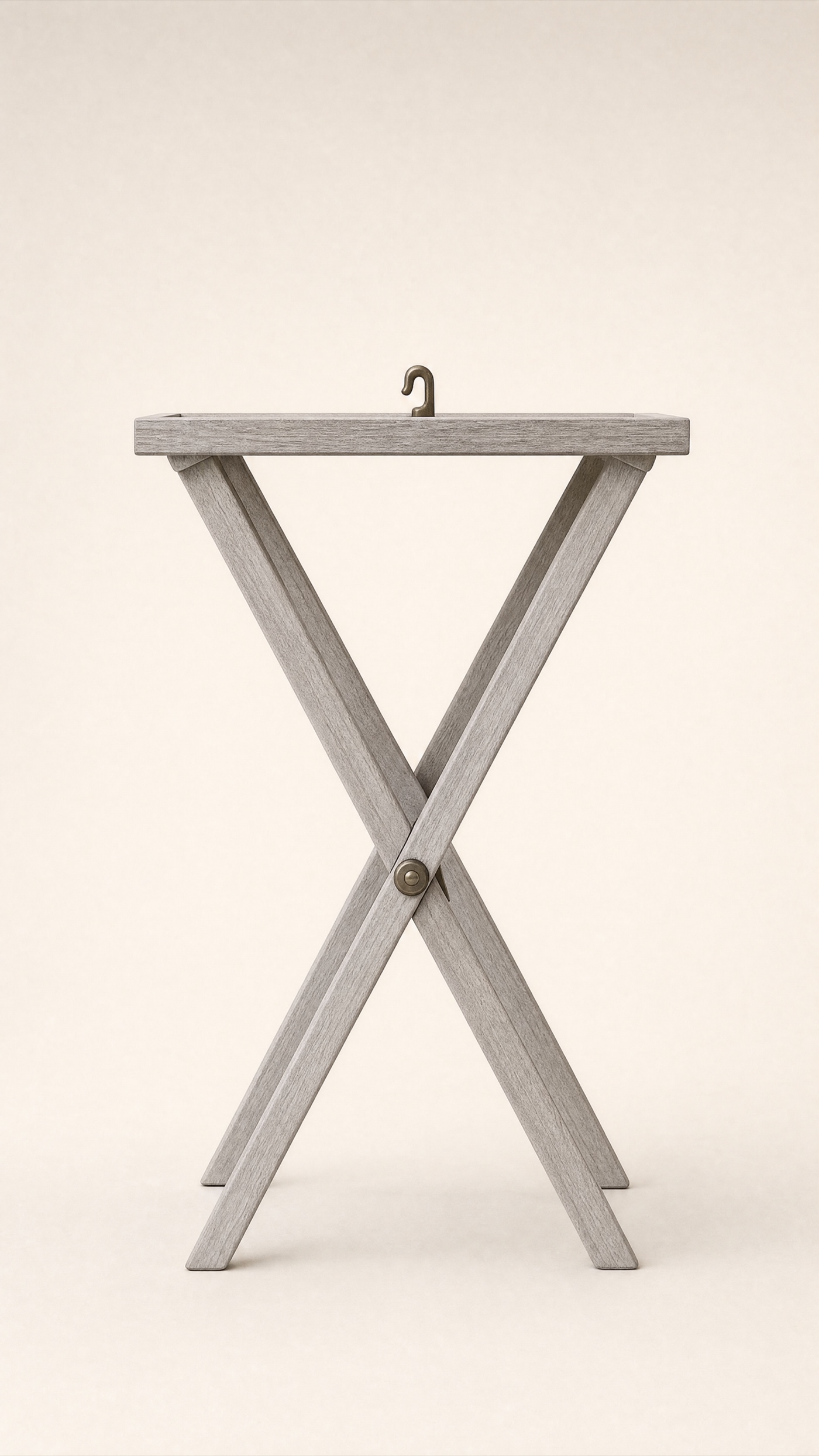 Fold Tray Stand — the full studio frame.