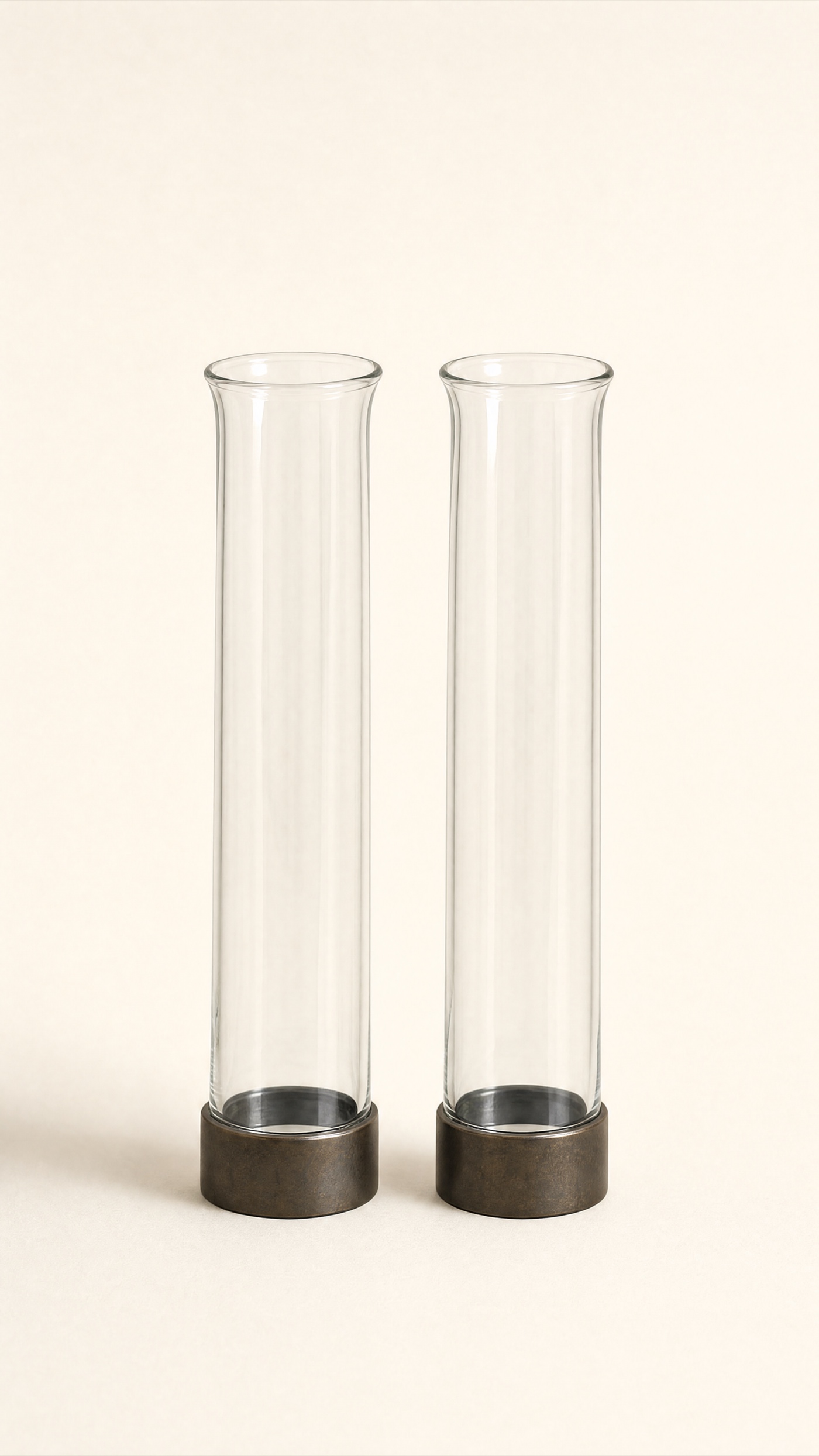 Bud Vase Pair — the full studio frame.
